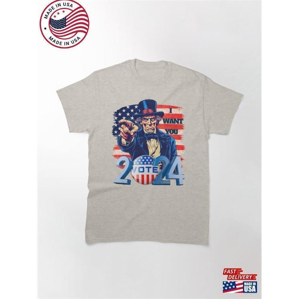 2024 US Elections Remember Vote For America Civic Graphic T-Shirt